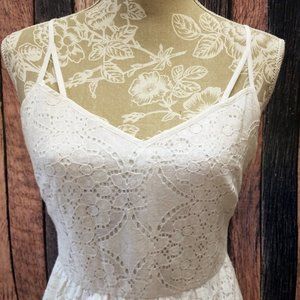White Eyelet Romper